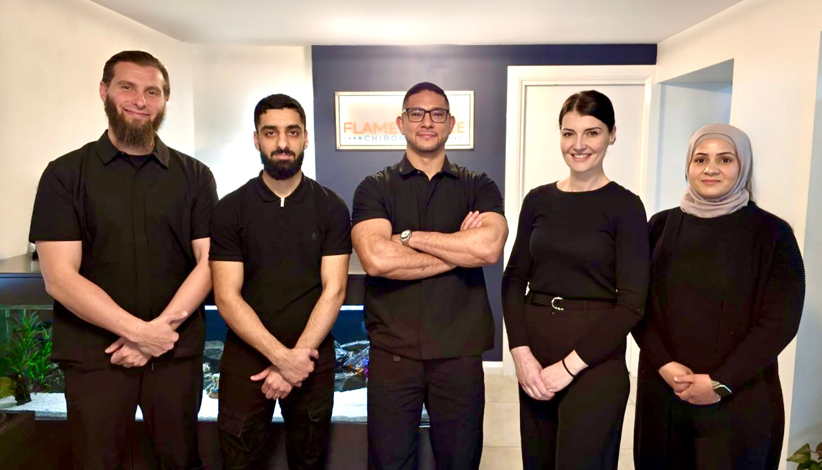 Flame Tree Chiro Team Photo Flame Tree Chiro Team Photo