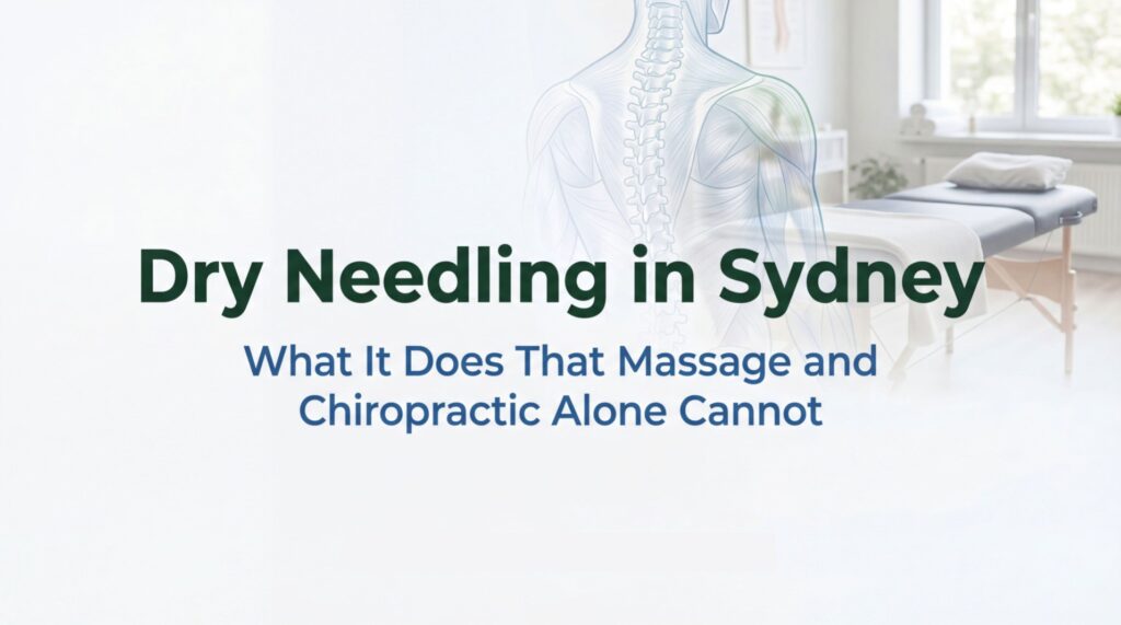 Dry Needling in Sydney What It Does That Massage and Chiropractic Alone Cannot