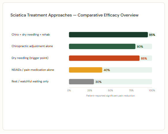 Sciatica Treatment Approaches — Comparative Efficacy Overview